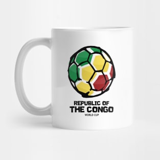 Republic of the Congo Football Country Flag Mug